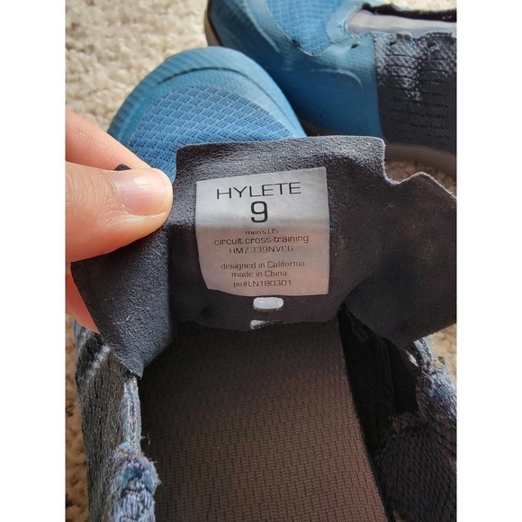 Hylete Circuit Men's Cross Training Shoes Blue Size 9 Vibram Soles - Picture 5 of 9